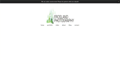 Desktop Screenshot of froslandphotography.com